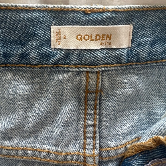TNA Golden embroidered denim skirt - Picture 7 of 7